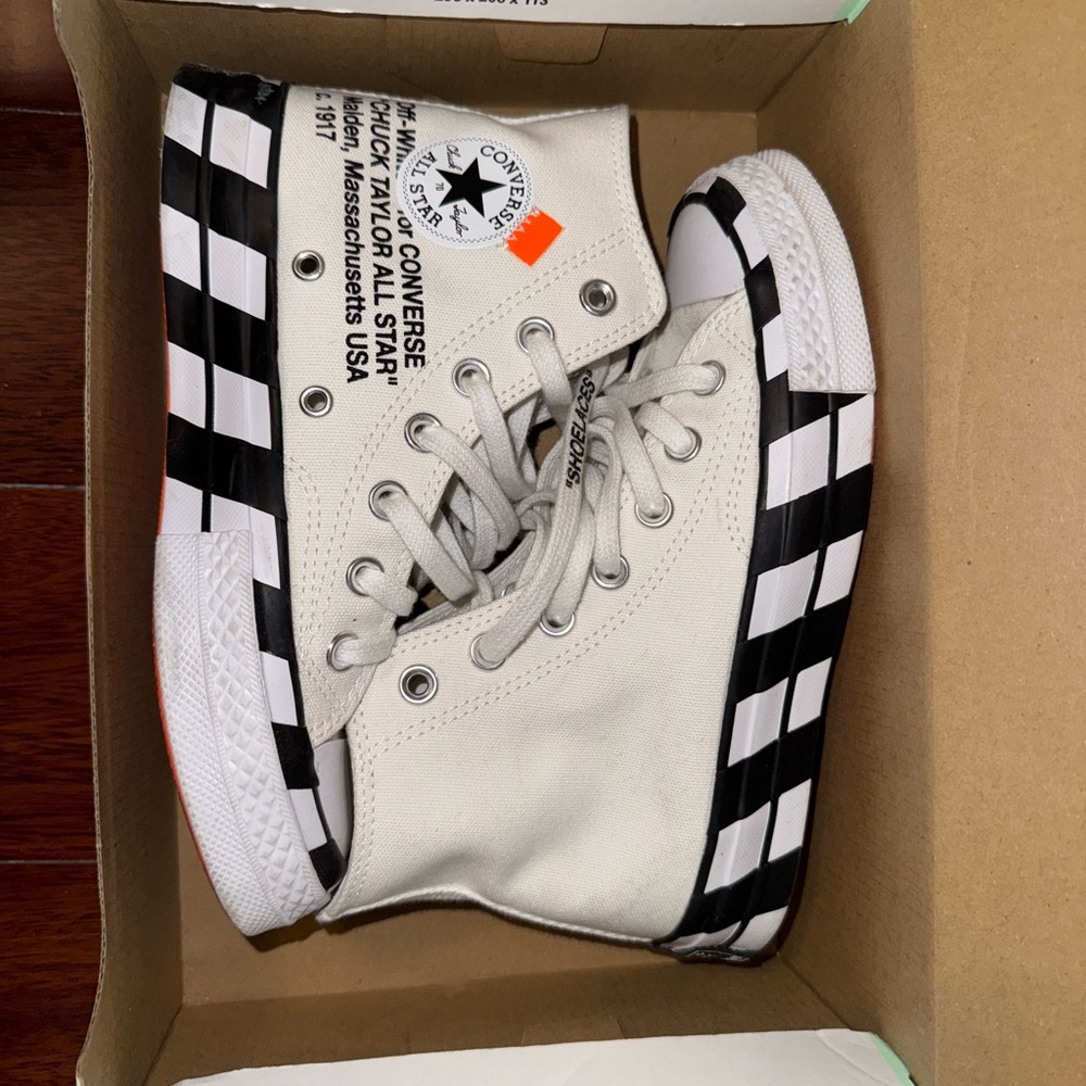 Off-White Converse High Top Sneakers - Picture 12 of 13